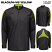 Black/Hi-Visibility Yellow - Red Kap SX36 - Men's Pro+ Work Shirt - Long Sleeve with Oilblok + Mimix #SX36BY