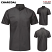 Charcoal - Red Kap SX46 - Men's Pro+ Work Shirt - Short Sleeve with Oilblok and Mimix #SX46CH