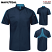 Navy/Teal - Red Kap SX46 - Men's Pro+ Work Shirt - Short Sleeve with Oilblok and Mimix #SX46NT