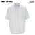 Gray Stripe - Edwards Men's Short Sleeve Oxford Shirt # 1027-026