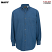 Navy Denim - Edwards Men's Long Sleeve Denim Shirt # 1093-007