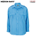Medium Blue - Edwards 1275 - Unisex Security Shirt - Long Sleeve #1275-611