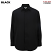 Black - Edwards 1291 - Men's Batiste Cafe Shirt - Long Sleeves #1291-010