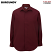 Burgundy - Edwards 1291 - Men's Batiste Cafe Shirt - Long Sleeves #1291-013