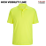 High Visibility Lime - Edwards 1507 Men's Mini-pique Polo - Snag-Proof #1507-249