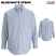 Blue/White Stripe - Edwards Men's No-Iron Button Down Long Sleeves Dress Shirt #1976-935