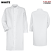 White - Red Kap 4006 Gripper-Front Pocketless Butcher Coat #4006WH