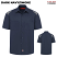 Dark Navy/Smoke - Dickies Men's Short Sleeve Performance Shop Shirt #05DNSM