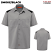 Smoke/Black - Dickies Men's Short Sleeve Performance Shop Shirt #05SMBK