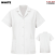 White - Red Kap Women's Button Front Tunic Short Sleeve Smock #TP23WH