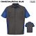 Charcoal/Royal Blue - Red Kap Short Sleeve Crew Shirt #SY20CR