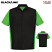 Black/Lime - Red Kap Short Sleeve Crew Shirt #SY20BL