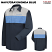 Navy/Light Grey/Honda Blue - Red Kap Men's Honda Technician Long Sleeve Shirt #SY14HD