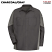 Charcoal/Gray - Red Kap Audi Long Sleeve Technician Shirt #SY14AU