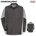 Charcoal/Light Grey - Red Kap Long Sleeve Crew Shirt #SY10CG