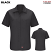 Black - Red Kap SX21 - Women's Mimix Work Shirt - Short Sleeve #SX21BK