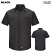 Black - Red Kap SX20 - Men's Mimix Work Shirt - Short Sleeve #SX20BK