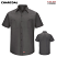 Charcoal - Red Kap SX20 - Men's Mimix Work Shirt - Short Sleeve #SX20CH
