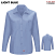 Light Blue - Red Kap SX11 - Women's Mimix Work Shirt - Long Sleeve #SX11LB