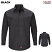 Black - Red Kap SX10 - Men's Mimix Work Shirt - Long Sleeve #SX10BK