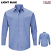 Light Blue - Red Kap SX10 - Men's Mimix Work Shirt - Long Sleeve #SX10LB
