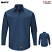 Navy - Red Kap SX10 - Men's Mimix Work Shirt - Long Sleeve #SX10NV