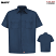 Navy - Red Kap Utility Short Sleeve Work Shirt # ST62NV