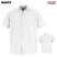 White - Red Kap Performance Polyester Pocketless Industrial Short Sleeve Work Shirt #SS26WH