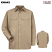 Khaki - Red Kap Utility Long Sleeve Work Shirt #ST52KH