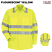 Flourescent Yellow - Red Kap Class 3 Level 2 Long Sleeve High Visibility Work Shirt # SS14AB