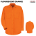 Fluorescent Orange - Red Kap SS14 Enhanced Visibility Long Sleeve Shirt #SS14OR