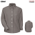 Grey - Red Kap Women's Executive Long Sleeve Button-Down Shirt #SR71GY