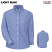 Light Blue - Red Kap Women's Executive Long Sleeve Button-Down Shirt #SR71LB