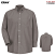 Gray - Red Kap SR70 Men's Executive Button-Down Long Sleeve Shirt #SR70GY