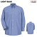 Light Blue - Red Kap SR70 Men's Executive Button-Down Long Sleeve Shirt #SR70LB