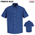 French Blue - Red Kap Men's Executive Short Sleeve Button-Down Shirt # SR60FB