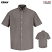 Solid Grey - Red Kap Men's Executive Short Sleeve Button-Down Shirt #SR60GY