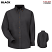 Black - Red Kap SP91 Women's Long Sleeve Button-Down Poplin Shirt #SP19BK