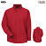 Red - Red Kap SP91 Women's Long Sleeve Button-Down Poplin Shirt #SP19RD