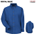 Royal Blue - Red Kap SP91 Women's Long Sleeve Button-Down Poplin Shirt #SP19RB
