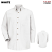 White - Red Kap SP90 Men's Long Sleeve Button-Down Poplin Shirt #SP90WH