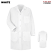 White - Red Kap 5 Button Closure Women's Lab Coat #5210WH