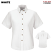 White - Red Kap Women's Short Sleeve Button-Down Poplin Shirt #SP81WH