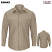 Khaki - Red Kap SP3A Men's Work Shirt - Long Sleeve Pro Airflow #SP3AKH