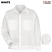 White - Red Kap Poplin Long Sleeve Shirt Jacket #SP35WH