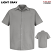 Light Grey - Red Kap Men's Specialized Pocketless Short Sleeve Shirt #SP26LA