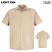 Light Tan - Red Kap Men's Specialized Pocketless Short Sleeve Shirt #SP26LT
