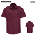 Burgundy - Red Kap Men's Industrial Short Sleeve Work Shirt #SP24BY