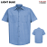 Light Blue - Red Kap Men's Industrial Short Sleeve Work Shirt #SP24LB