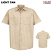 Light Tan - Red Kap Men's Industrial Short Sleeve Work Shirt #SP24LT